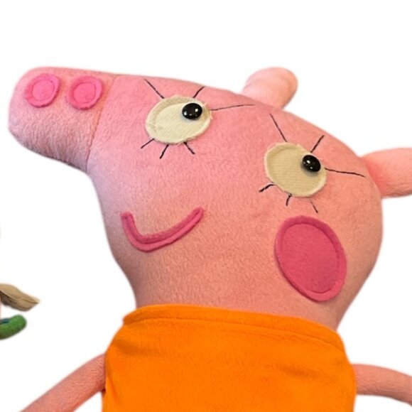 PEPPA PIG Plush Stuffed Animals Mommy15" Pig Peppa12" & George 12" - Picture 6 of 10